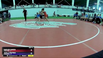 94 lbs Round 3 (8 Team) - Naylee Garza, Texas Red vs Kayla Pastika, Minnesota