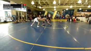 132 lbs Cons. Round 2 - Jonathan Diaz, Eagle Empire vs Carter Nix, Funky Monkey