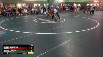 145 lbs Round 2 (6 Team) - Kaden Schaefer, NFWA Black vs Jeffrey Miller, West Forsyth
