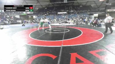 Boys 4A 285 lbs 1st Place Match - Jesse Mains, Emerald Ridge vs Connor Aney, Glacier Peak