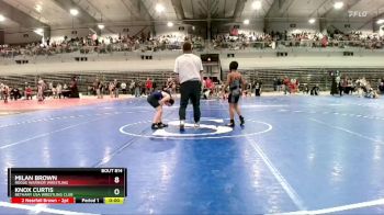 70B Quarterfinal - John Wise, Clinton Youth Wrestling Club vs Eloise Dowell, Missouri