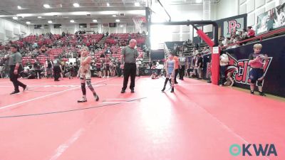 58 lbs Round Of 16 - Creed Long, Powerhouse Gold vs Dylan Lockwood, Heat