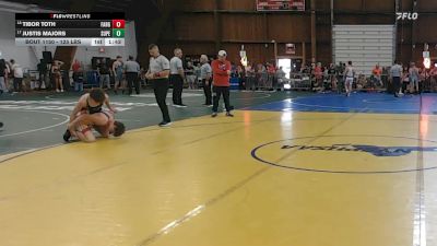 125 lbs Consi Of 16 #2 - Tibor Toth, Fargo Qualifier vs Justis Majors, Superior