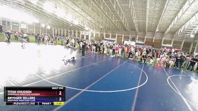 56 lbs Quarterfinal - Titan Knudsen, Sanderson Wrestling Academy vs Brydger Sellers, Northside Wrestling Club