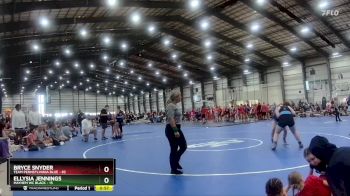 180 lbs Quarters - Bryce Snyder, Team Pennsylvania Blue vs Ellysia Jennings, Mayhem WC Black