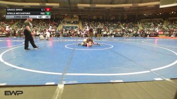 66 lbs Consolation - Grace Sinks, Tj Trained vs Stella McCarther, Prodigy Elite Wrestling