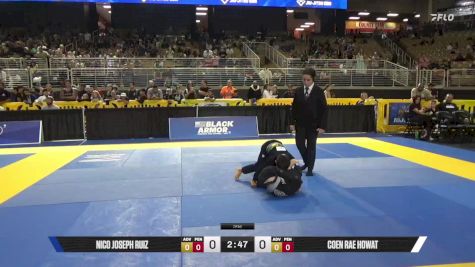 Coen Rae Howat vs Nico Joseph Ruiz 2025 Pan Kids Jiu-Jitsu IBJJF Championship