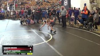 47 lbs Round 3 - Scarlett Thompson, Waynesville Spartans vs Dawson Brown, Ohio G2