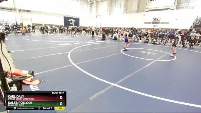 74 lbs Quarterfinal - Kaleb Pollock, Brawlers Elite vs Cael Daly, Owego Youth Wrestling