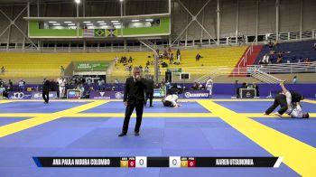 Karen Utsunomia vs Ana Paula Moura Colombo 2025 Brasileiro Jiu-Jitsu IBJJF