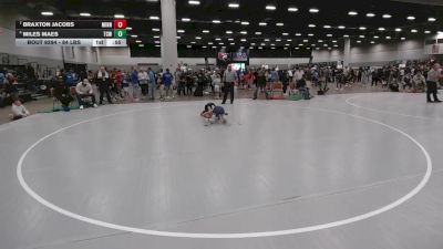 84 lbs Cons. Semis - Braxton Jacobs, Minnesota vs Miles Maes, The Complete Wrestler