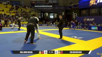 Eric Mathew Geib vs Karl Arrue Meliga 2025 Master International IBJJF Jiu-Jitsu North American Championship