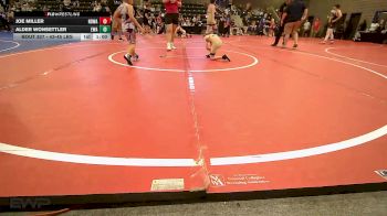 43-45 lbs Rr Rnd 3 - Joe Miller, North Desoto Wrestling Academy vs Alder Wonsettler, Eagles Wrestling Academy