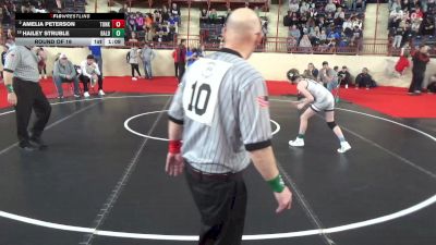 100_G lbs Round Of 16 - Amelia Peterson, Tunkhannock vs Hailey Struble, Bald Eagle Area