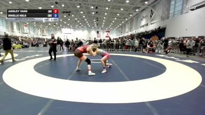 138 lbs Quarterfinal - Brielle Nels, Central Wrestling Club vs Ainsley Vann, Lyndonville Wrestling Club
