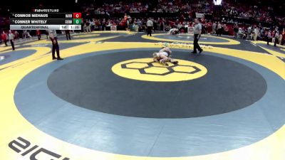 D1-113 lbs Quarterfinal - Conner Whitely, St. Edward vs Connor Niehaus, Harrison