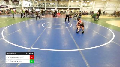 73 lbs Consolation - Trent Hutchinson, ME Trappers WC vs Dylan Frechette, Mayo Quanchi WC