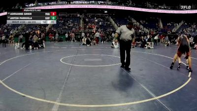 4A 215 lbs Cons. Round 1 - Adrianne Grier, Phillip O. Berry Academy Of Technology vs Anton Parkkila, Cary