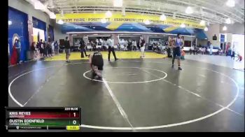 220 lbs Round 3 - Dustin Edenfield, Camden County vs Kris Reyes, South Dade