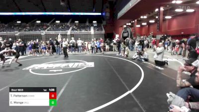 53 lbs Rr Rnd 1 - Trip Patterson, Cowboy Kids WC vs Eli Monge, Valley WC