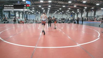 115 lbs Round 5 (4pm Saturday) - Breckin Bral, Iowa Black vs Alyis Brown, Rebellion