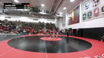 145 lbs Championship Bracket - Maxime Lantz, Eaglecrest vs Alyee Johnson, Florence High School