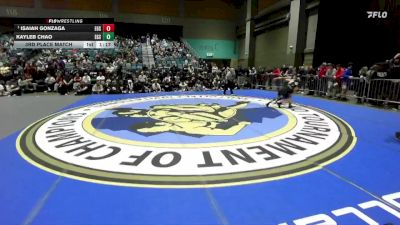 120 lbs 3rd Place Match - Kayleb Chao, Elk Grove vs Isaiah Gonzaga, Elk Grove