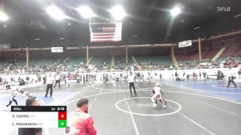 46 lbs Consi Of 8 #2 - Sebastian Castillo, LC Gladiators vs Liam Manzanares, Capital City Jr WC