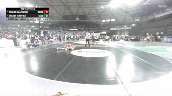 Boys 3A 157 lbs Quarterfinal - Wyatt Harper, Central Kitsap vs Chase Warnick, Mercer Island