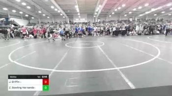 160 lbs Consi Of 16 #1 - Joseph Griffin, IL vs Zion Bowling Hernandez, CA