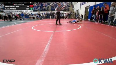 62-67 lbs Rr Rnd 2 - Harper Woolman, Tiger Trained Wrestling vs Clara Arnold, Lincoln Christian