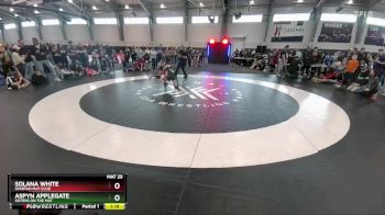 102 lbs 1st Place Match - Solana White, Spartan Mat Club vs Aspyn Applegate, Sisters On The Mat