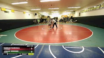 115-120 lbs Round 3 - Dardan Markokaj, Lynnwood vs Joshua Weidiger, Sultan
