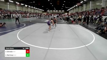 109 lbs Consolation - Isiah Estrada, New Mexico Bad Boyz vs Isaiah Martinez, Independent