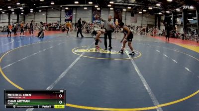 110 lbs Rd# 8- 12:30pm Saturday Final Pool - Chad Artman, POWA vs Mitchell Chen, Team Gotcha