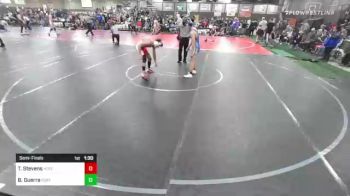 137 lbs Semifinal - Treyven Stevens, Hotchkiss vs Bryan Guerra, Fort Lupton