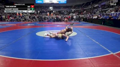 1A-4A 190 5th Place Match - Gus Hunter, Ohatchee vs Zachary Hooks, Weaver