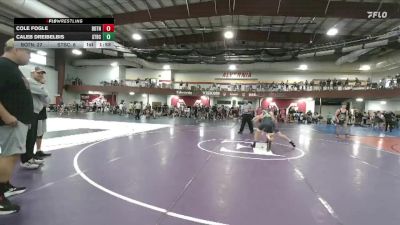 141 lbs Round 1 (12 Team) - Cole Fogle, Boyertown vs Caleb Dreibelbis, Steller Trained Bacara