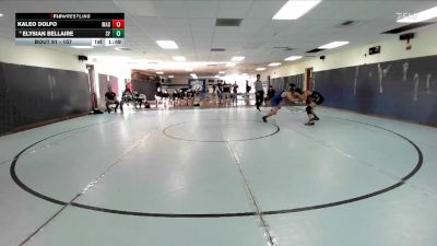 157 lbs Champ. Round 2 - Kaleo Dolfo, Madison vs Elysian Bellaire, San Ysidro