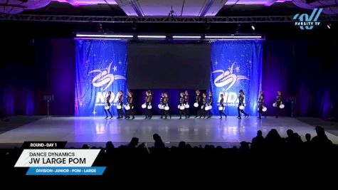 Dance Dynamics - JW Large Pom [2025 Junior - Pom - Large Day 1] 2025 NDA All-Star National Championship