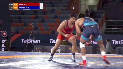 86 kgs Semifinal - Ethan Ramos (PUR) vs Zahid Valencia (USA)