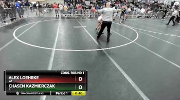 145 lbs Cons. Round 1 - Chasen Kazmierczak, IL vs Alex Loehrke, WI