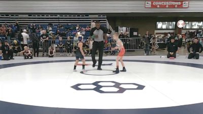 49 lbs Cons. Sub-semis - Korban Grant, Athlos Wrestling vs Myles Uhl, East Noble TUF Wrestling