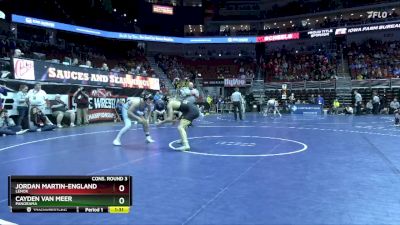 1A-175 lbs Cons. Round 3 - Jordan Martin-England, Lenox vs Cayden Van Meer, Panorama