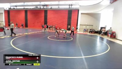 133 lbs Cons. Round 2 - Ajmal Akktari, Unattached vs Francisco Muriel, Ithaca