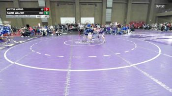 120A 3rd Place Match - Victor Matos, College Park vs Payne Walker, Christian Brothers High School