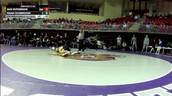 126 lbs 4th Wrestleback (16 Team) - Jack Hutchinson, Manhattan HS vs Isaiah Scarbrough, Lincoln East