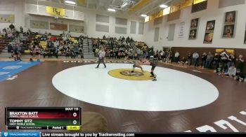 105 lbs Round 2 - Tommy Sitz, Cody Middle School vs Braxton Batt, Powell Middle School
