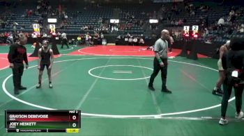 95 lbs Quarterfinal - Grayson Debevoise, MIRA vs Joey Heskett, EAG2