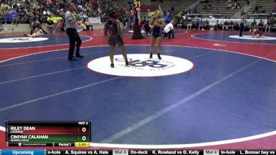 5A 145 lbs Quarterfinal - Riley Dean, Lakeside vs Ciniyah Calahan, Russellville